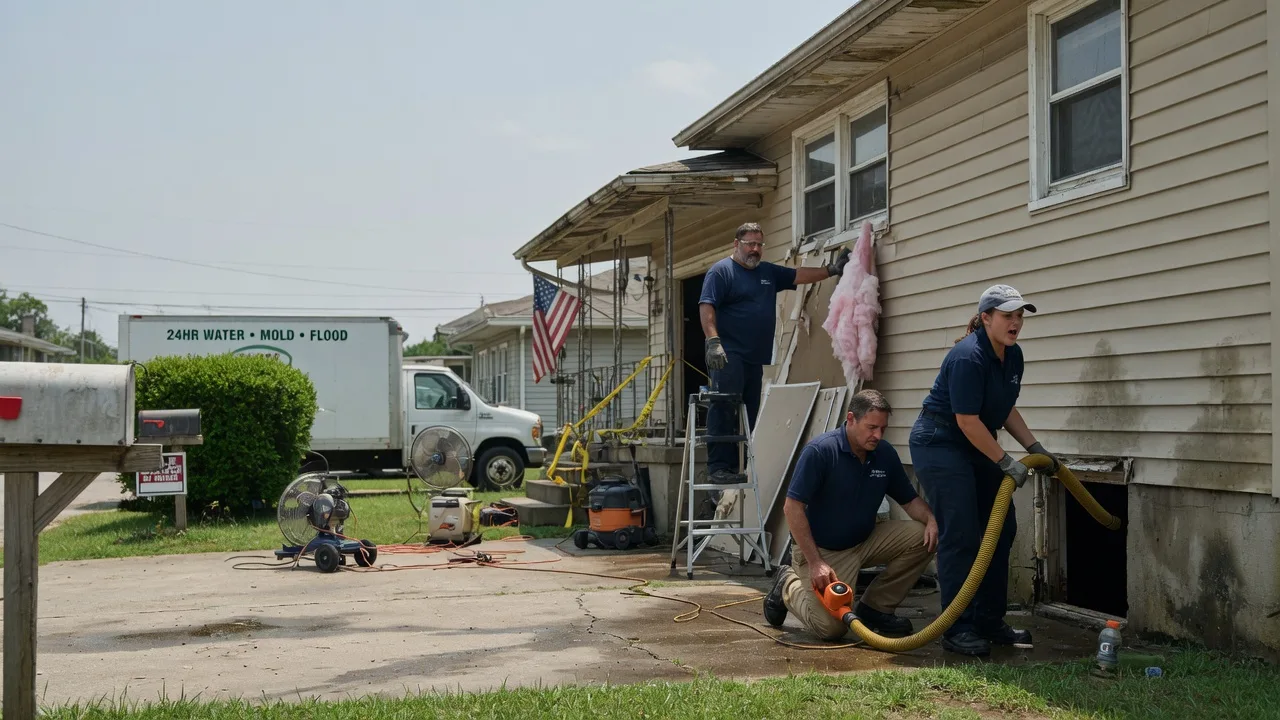 Water Damage Repair in Fisher, LA near me